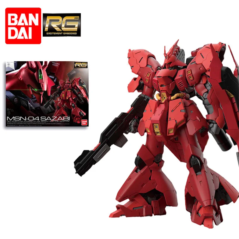 Bandai Original Gundam Model Kit Rg 29 1 144 Msn 04 Sazabi Gundam Mobile Suit Anime Action Figures Toys Gifts For Children Action Figures Aliexpress Bandai Original Gundam Model Kit Rg 29 1 144 Msn 04 Sazabi Gundam Mobile Suit Anime Action Figures Toys Gifts For Children Action Figures Aliexpress