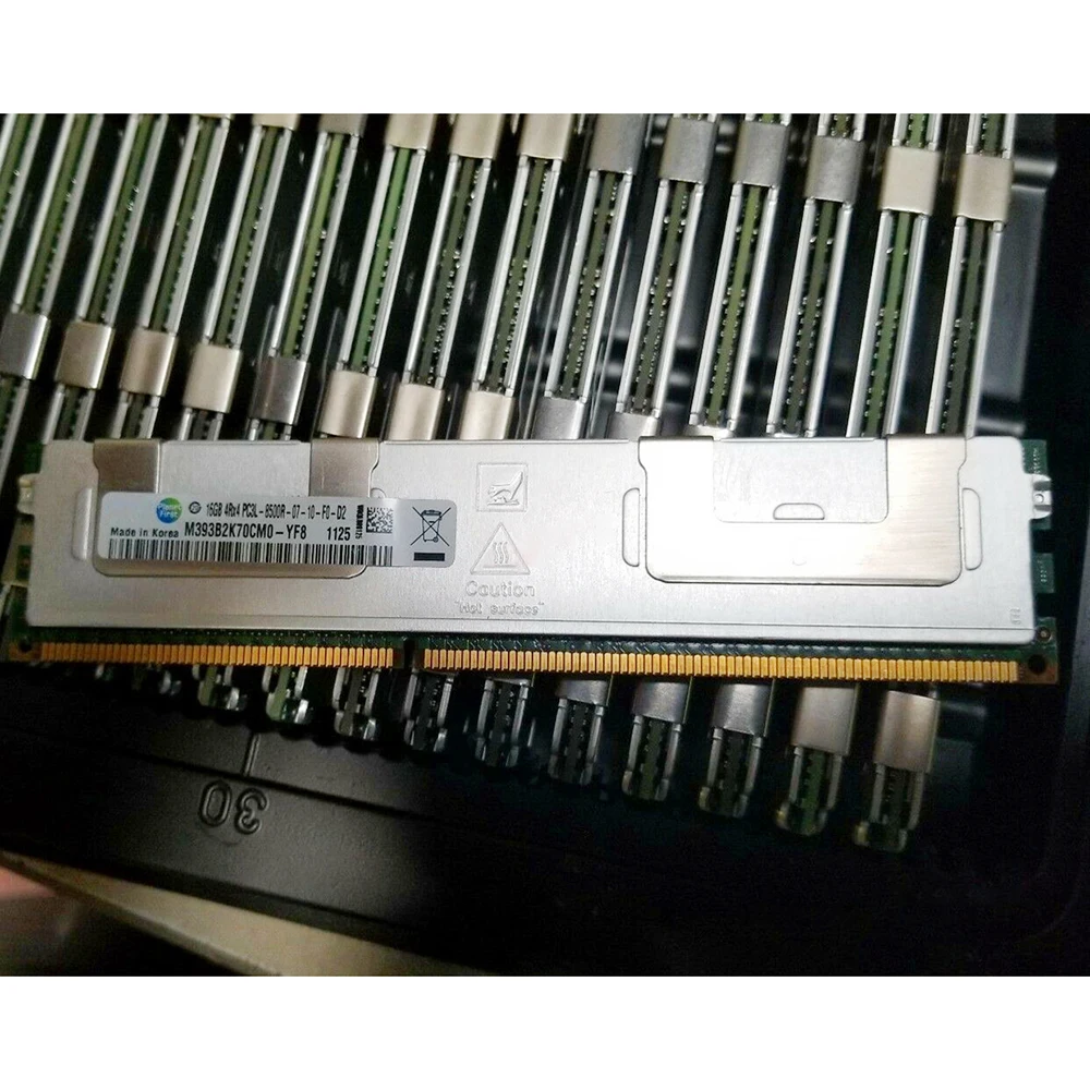 1Pcs For Samsung RAM 16G 16GB 4RX4 PC3L-8500R REG DDR3L 1066 Server Memory M393B2K70CM0-YF8 4 1Pcs For Samsung RAM 16G 16GB 4RX4 PC3L-8500R REG DDR3L 1066 Server Memory M393B2K70CM0-YF8 - Image 2