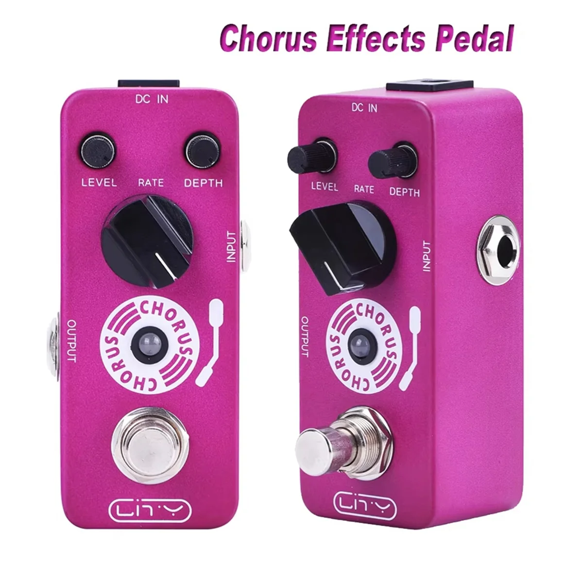 SEMOIC Chorus Guitar Pedal Mini Chorus Guitar Effects Pedal Classic Warm Tone for Electric Effect True Bypass