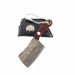 Mini couteau de poche porte clés couteau à légumes pendentif Portable, accessoires EDC outil d'auto défense déballage multifonction 