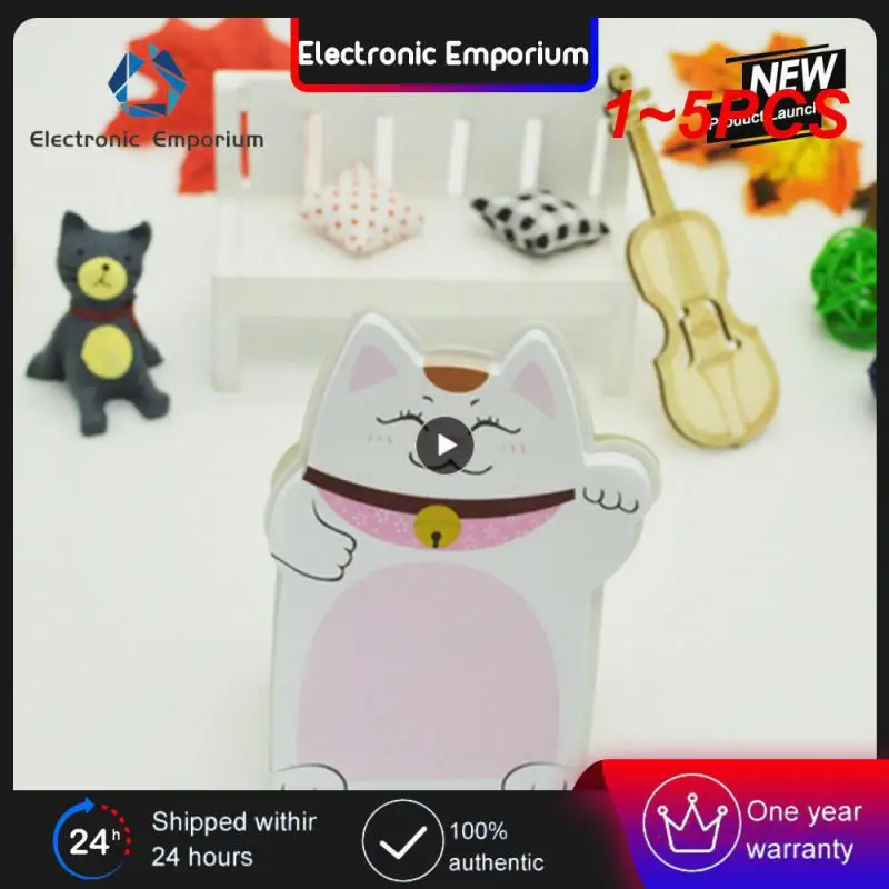 

1 ~ 5 шт., блокноты для записей Kwaii fortune Cat