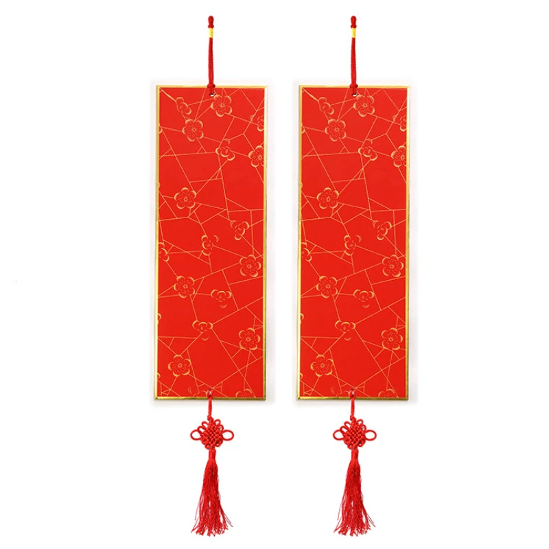 

Новогодняя декоративная карточка, Китайская рисовая карточка «батик», полусозревшая Xuan бумажная кисть, каллиграфия, рисование, свадебные домашние открытки «сделай сам»