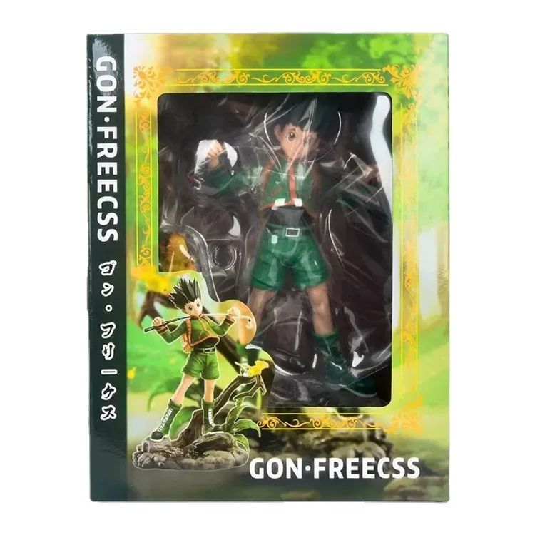 thumbnail image 1 of Hunter X Hunter Gon Freecss Killua Zoldyck figura de modelo de Anime en caja, excelente regalo de juguetes, 28CM, 1 of 5