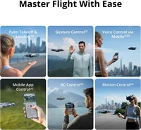 DJI Neo2 Drone caméra volante Drone 4K vidéo stabilisée 151g lumière et Portable couverture complète hélice garde neuf 2 C0 5