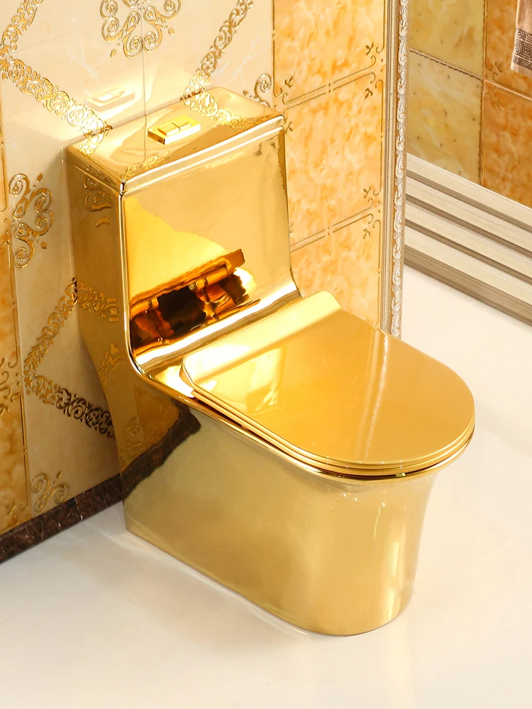 

Европейский стиль золотой Туалет художественный бар слив туалет сифон дезодорирующий Туалет
