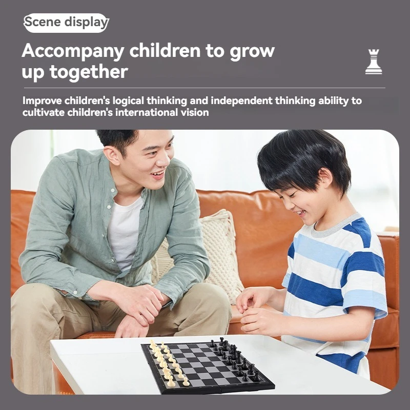 Magnetic Chess Folding Portable Storage for Children's Parent Child Entertainment