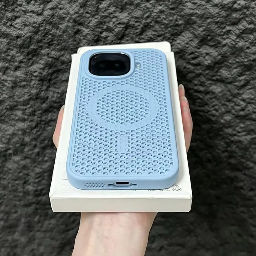 Magnetic Cooling Mesh Breathable Shockproof Case with Heat Dissipation