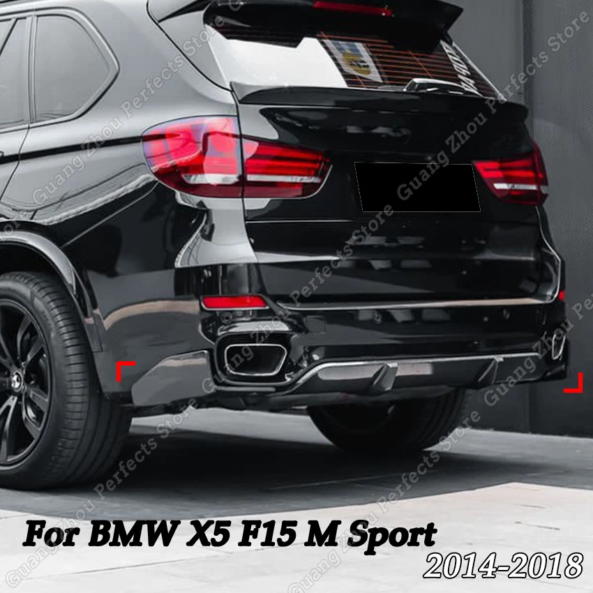 

For BMW X5 F15 M Sport 2014-2018 High Performance Car Rear Bumper Splitter Lip Diffuser Spoiler Cover Guard Body Kits Tuning
