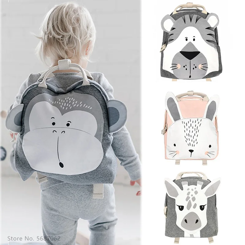 

Baby Plush Backpack 3-8 Yrs Bags Cartoon Animal Children's Schoolbag Snacks Toys Storage Bag Children's Room Decoration Backpack