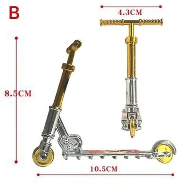 Hot selling creative mini simulation scooter two wheel scooter children birthday toys finger scooter bicycle educational toys 5