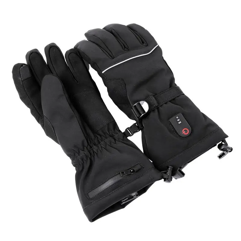 

USB Heated Gloves Waterproof Electric Gloves 3 Heating Levels Adjustable Soft Heating Gloves Winter Supplies For Men Women