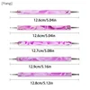 5pcs/Set Dual-Ended Nail Art Dotting Pen With Rhinestones Handle 3D UV Gel Liner Flower Pattern Drawing Painting Brush Tool Kits 6