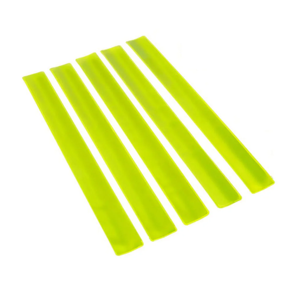 

11 Pcs Hand Chain Night Running Slap Bracelets Wristband Reflective Luminous Safety Riding