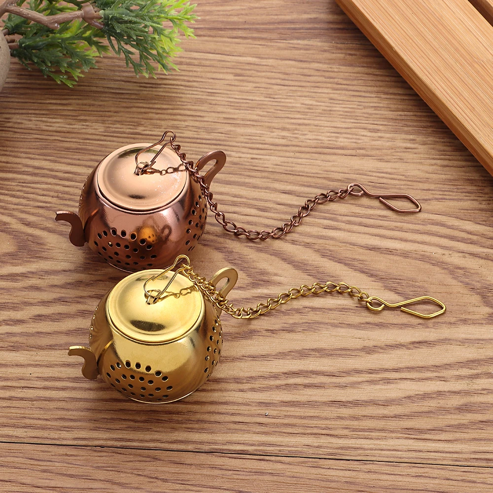 Teapot/Star/Heart Shape Tea Strainer Stainless Steel Tea Infuser with Chain Herbal Spice Filter Diffuser Kitchen Gadget Teaware tea infuser,tea strainer,tea filter