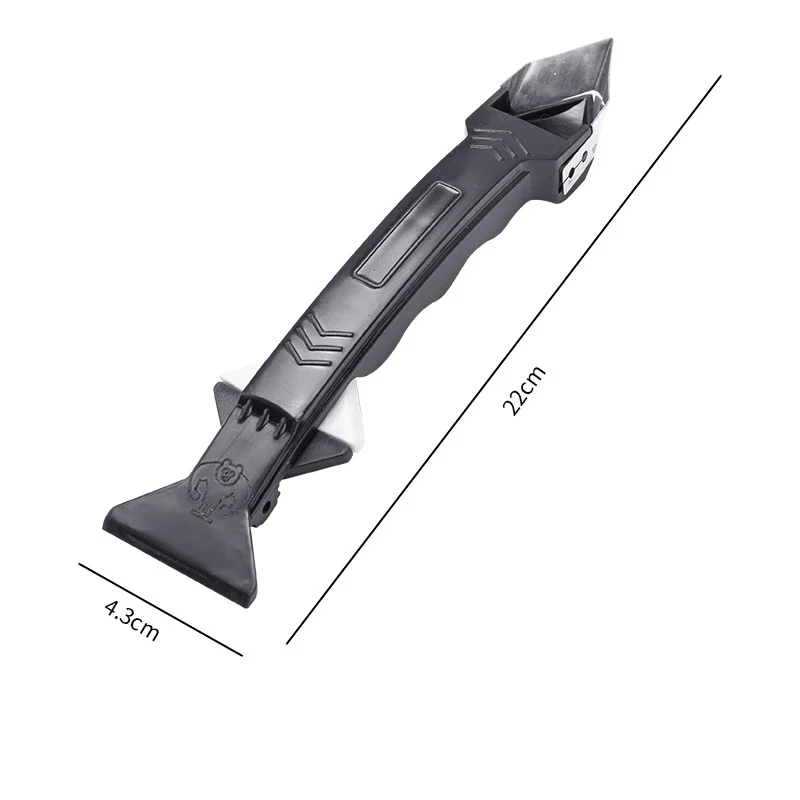 Metal squeegee squeegee glass blade cleaning angle residual rubber scraper sewing tool