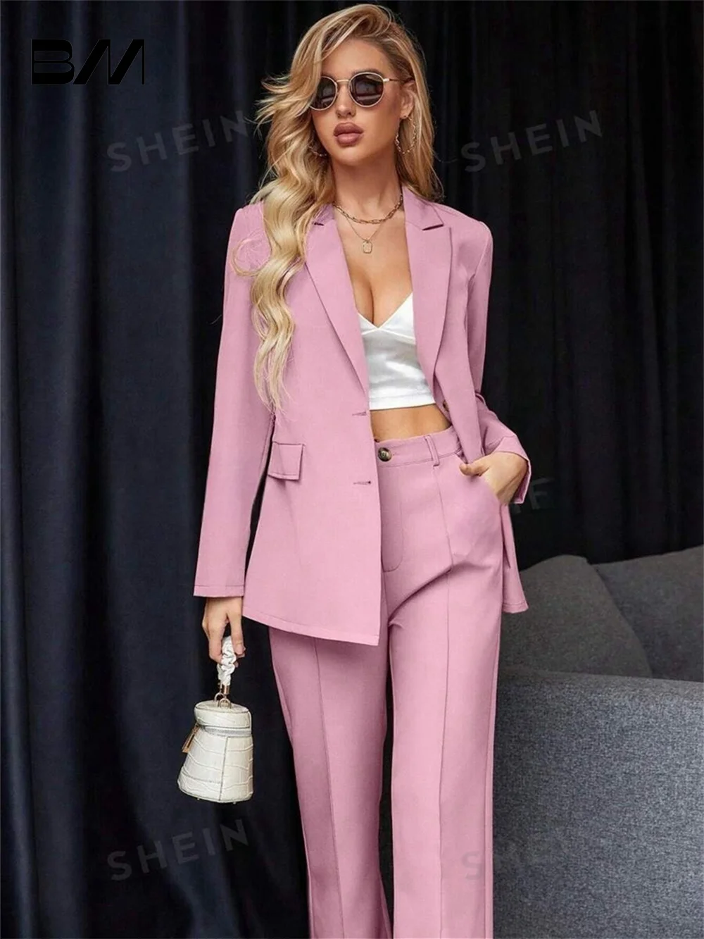 Classic Pink Women Suit Suit Blazer 2 Piece Designer Wedding Tuxedo Special Occasion Prom Dress Formal Office Jacket