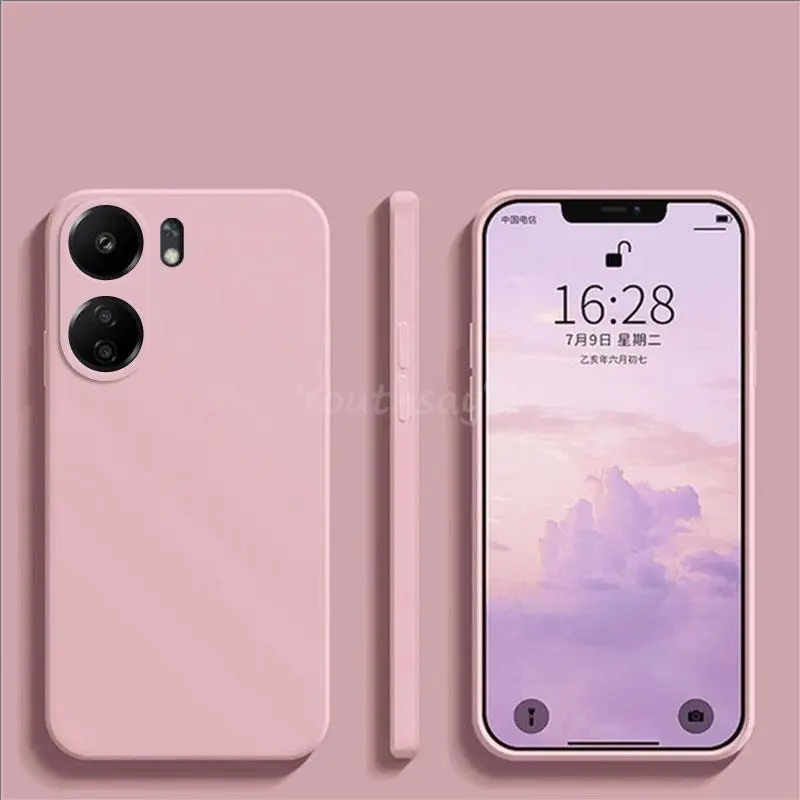 Xiaomi Poco C65 Funda Gel Tpu Silicona Líquida Verde