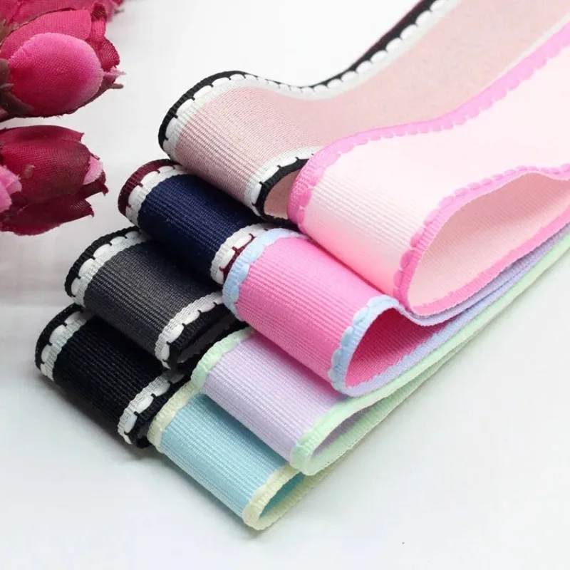 Jump Line Grosgrain Satin Ribbon DIY Handmade Arts Decorative Crafts Hair Bow Sewing Accessories 1meters/lot 1" (25mm)
