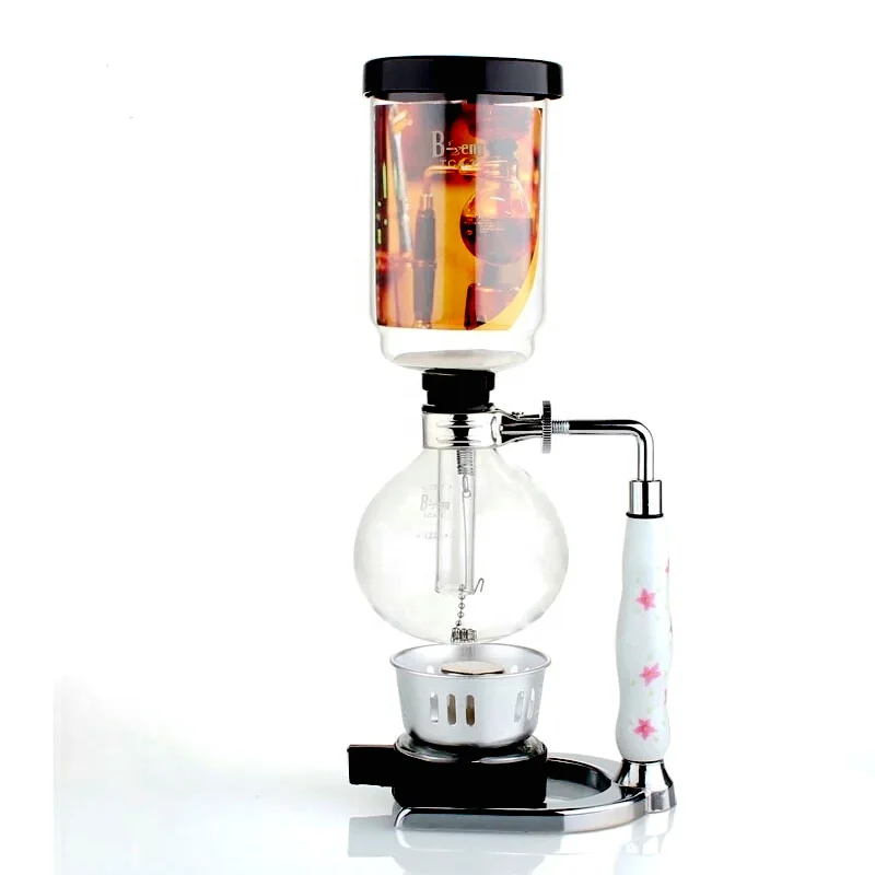 5-Cup Coffee Syphon Tabletop Siphon Gravity Coffee Maker Glass