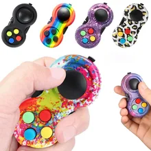 

Fidget Pad Controller Finger Toys Antistress Hand Stress Relief Cube Games for Adults and Child Autism Adhd Anxiety