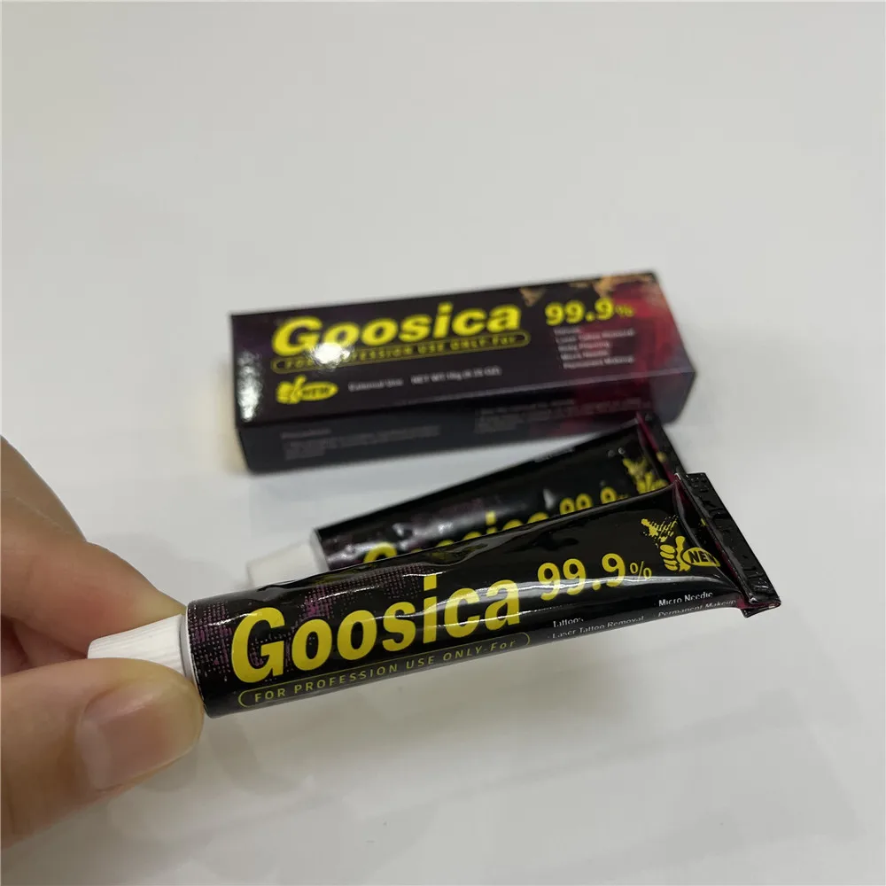 Goosica Tattoo Cream Permanent Makeup Microblading Eyebrow Lips Body Skin 10g tattoo cream