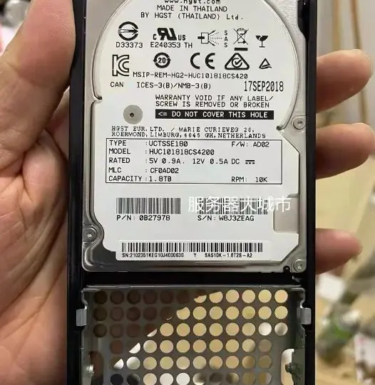 For 02351KEG 02350GJB 5300V3 5500V3 1 8T SAS 10K 2 5 storage hard drive