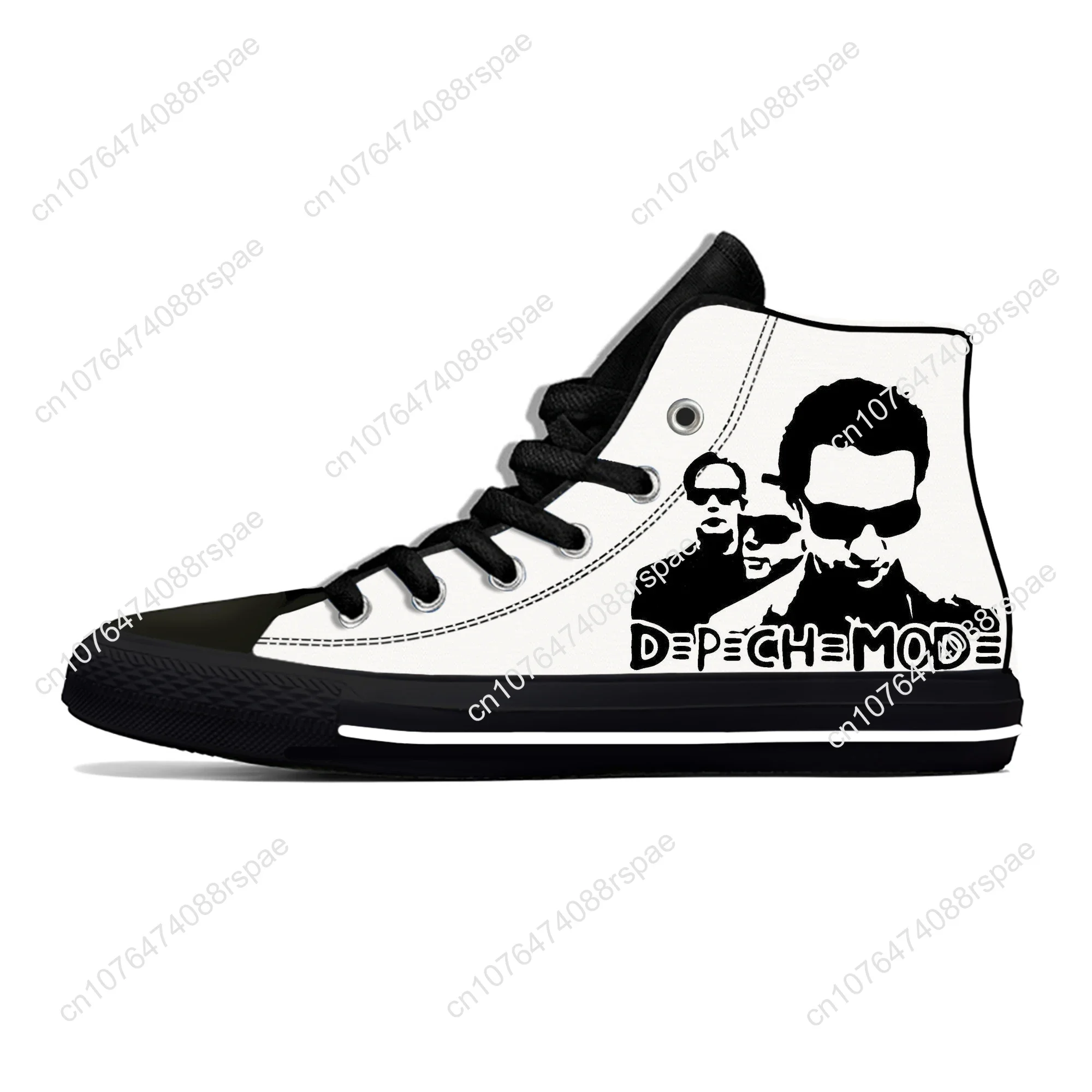 Depeche Band High Top Sneakers Mode Mens Womens Teenager Casual Shoes DM Canvas Running Shoes 3D Printed Lightweight shoe