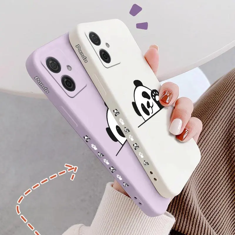 Adorable Panda Silicone Phone Case - Stylish Protective Cover