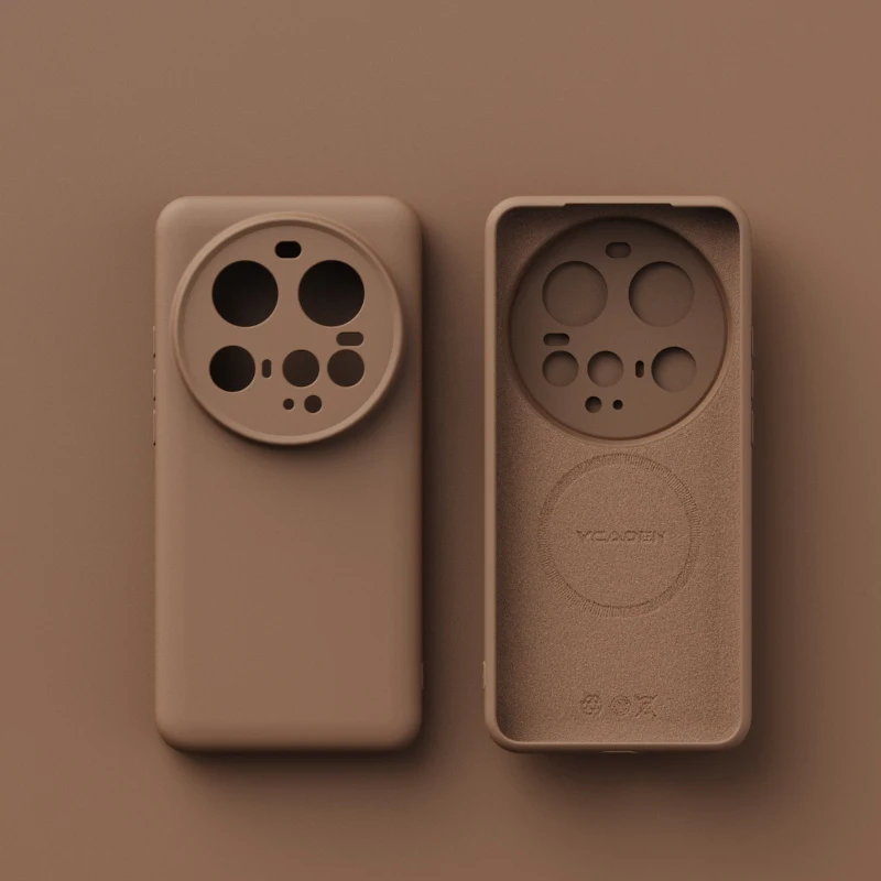 Magnetic MagSafe Solid Color Phone Case with Camera Protection