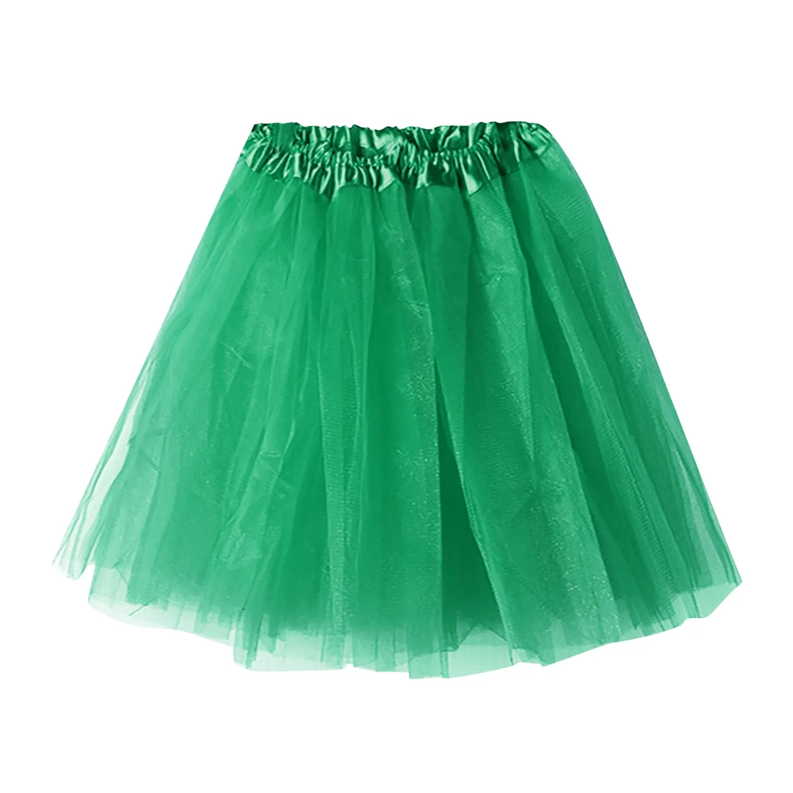 Ladies Soild Color Dress Short Fashion Pleated TUTU Dance Skirt Summer Women Skirt Streetwear 5