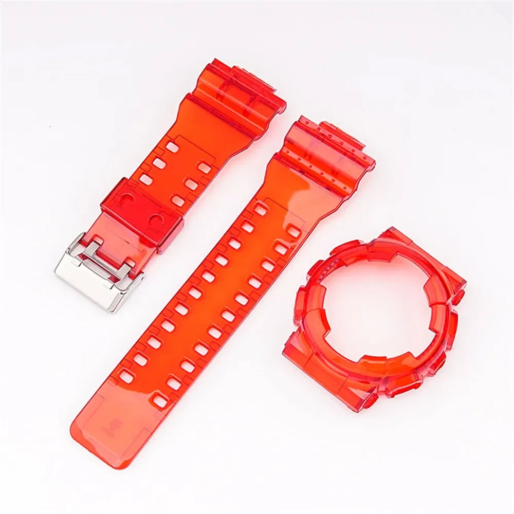 Transparent Silicone Strap Case Kit for Casio G-Shock Sport Watch