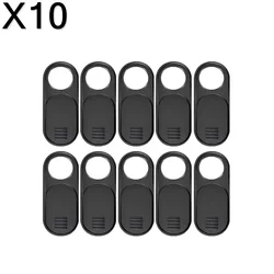 Webcam Cover Privacy Protector - Slide to Close/Open for Phones, Laptops, and Cameras (10PCS)