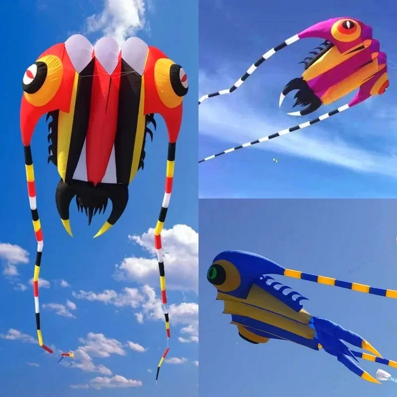 

free shipping 28m Capricorn octopus kite flying soft kite weifang kite factory walk in sky professional paragliding Line winder