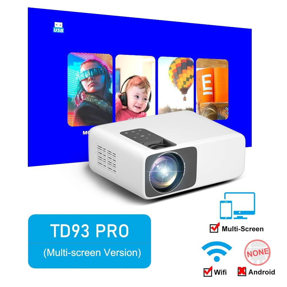 Projektor ThundeaL TD93Pro Full HD 1080P Przenośny projektor