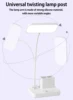 （Gift: Fan and pen holder）--3 Modes Touch Dimming USB Dimming Clip Table Lamp Student Dormitory Learning Study Table Light 3