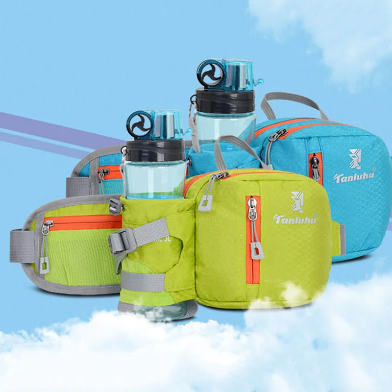 Running Bag Waist Belt Pack Outdoor Marathon Gym Sport Fitness Water Bottle Pouch Fanny Waist Pack Riding Cycling Phone Pocket 6