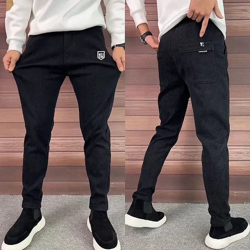 Spring Men's Black Golf Clothing Men Stretch Casual Golf Pants Men Wear Trousers Sport Long Tennis Pants Clothes