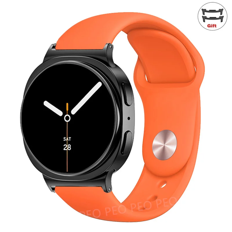 Premium Silicone Sport Band Strap - Universal Smartwatch Wristband Accessory