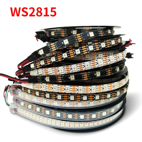 TV 테이프 라이트 RGB LED 스트립, 개별 주소 지정 픽셀, WS2812B, WS2815, WS2811, SMD5050, IP30, 65/67, DC5V, DC12V, 룸 LED 스트립 5