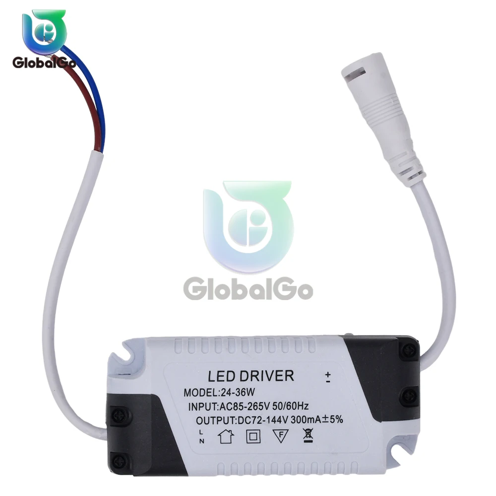 LED Constant Current Driver AC85-265V 3-4W 4-7W 8-12W 12-18W 18-24W 24-36W Power Supply Adapter Transformer for Panel Light