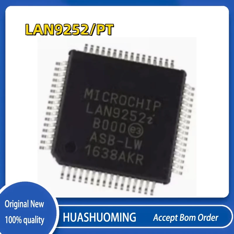 

NEW 2pcs-5pcs/lot LAN9252-PT LAN9252 LAN9252i TQFP-64