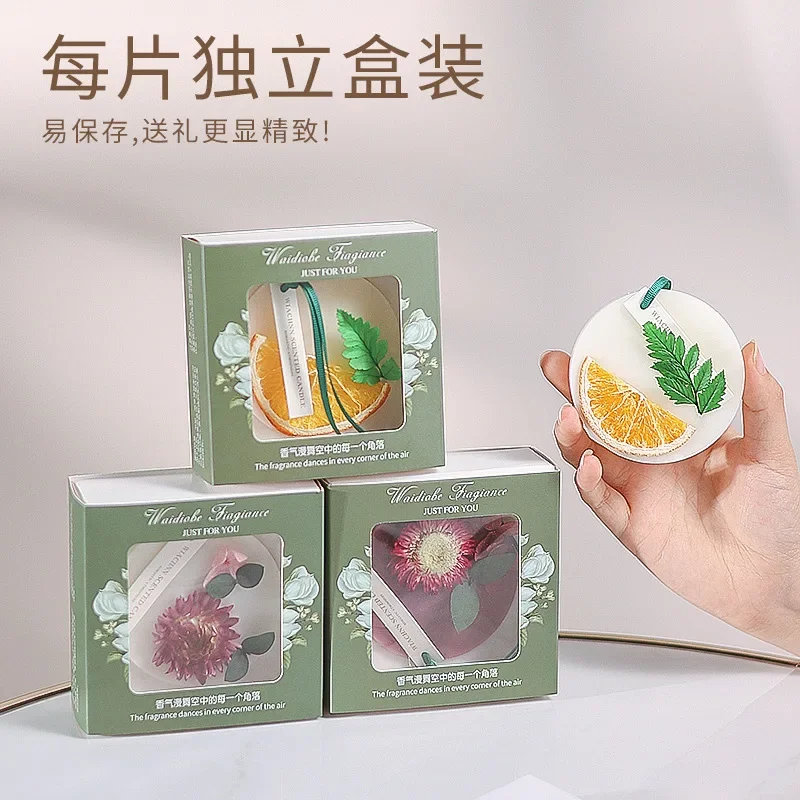 Storage cabinet wardrobe aromatherapy tablet wax tablet indoor long-lasting solid fragrance bedroom air freshener