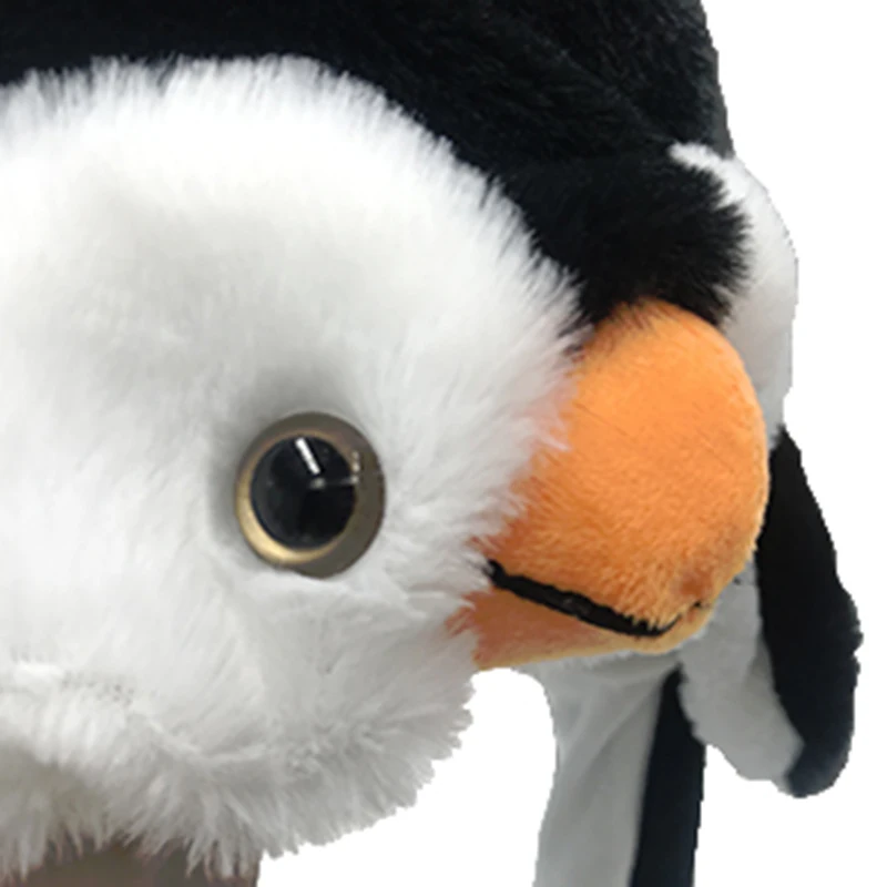 Penguin Ear Plush Hat Toys for Kids and Adults