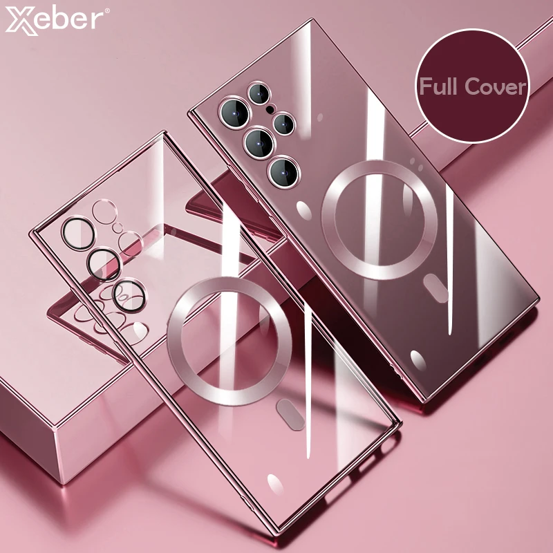 Luxury Plating Shockproof For Magsafe Wireless Charging Case