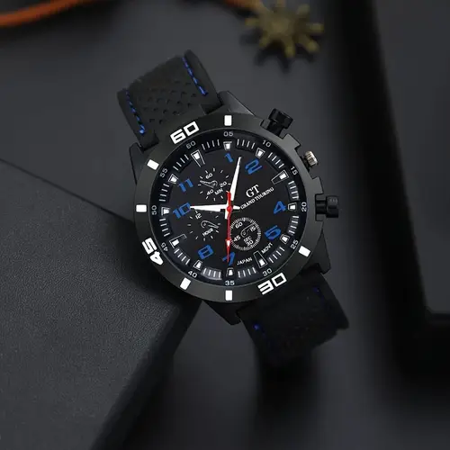 5 pieces of men's quartz watch set, perfect as a Christmas gift - Image 4