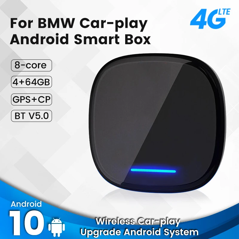 2023 New Carplay Ai Box 8Core Android 10.0 System Netflix Iptv Wireless