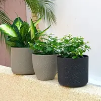 Frosted Imitation Stone Flower Pots Gardening Flowers Green Plant Pots European Style Thickened and Durable Plastic Flower Pots 4