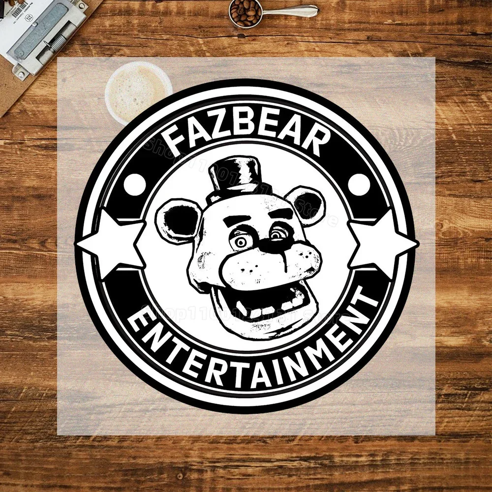 FNAF-Inspired Heat Transfer Stickers for Clothing - T-Shirt DIY Anime Patches Collection