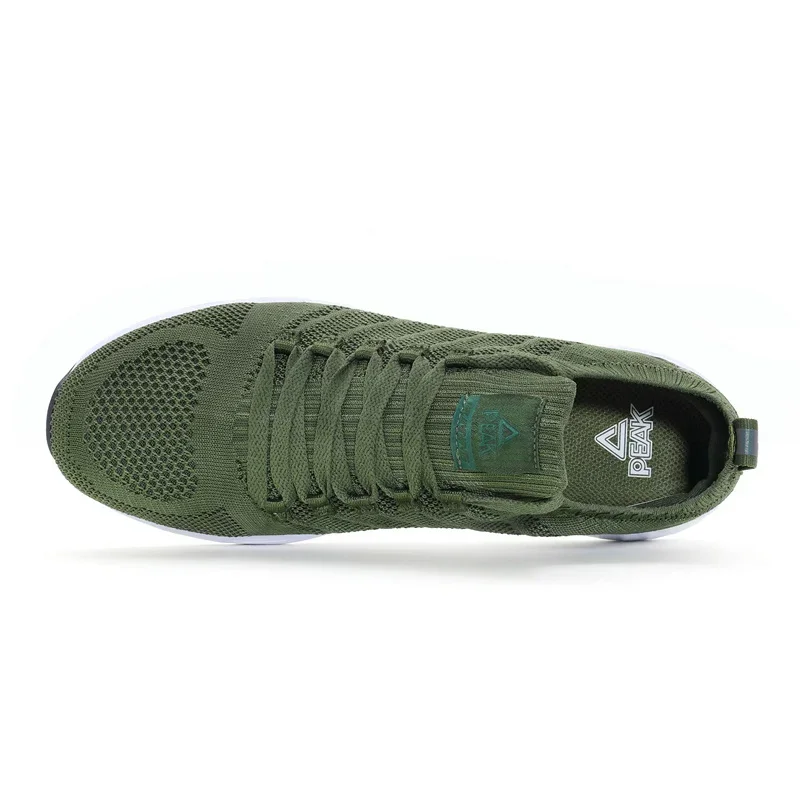 PEAK Men Sneakers Running Shoes Breathable Mesh Upper Non-slip Outsole Lightweight Jogging Yoga Training Footwear Couple Shoes running shoes men sneakers