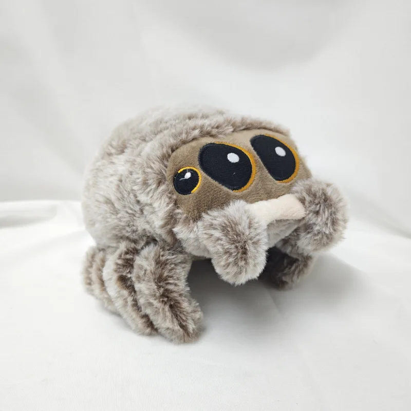 Peluches douces en peluche, jouet araignée noir, petit Lucas, oreiller simulé, poupée, salle de jeux, oreiller décoratif, cadeau pour enfant_voghion.com